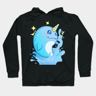 Adorable Narwhal The Unicorn Of The Sea Hoodie